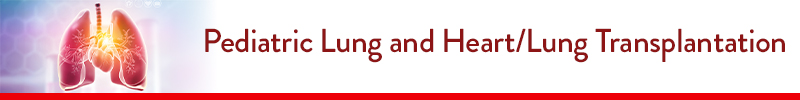 Pediatric Lung and Heart/Lung Transplantation Banner