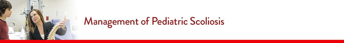 Management of Pediatric Scoliosis (Recording) Banner